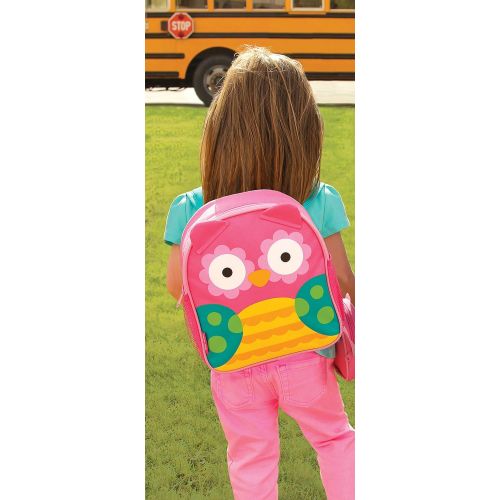  Stephen Joseph Girls Mini Sidekick Owl Backpack and Zipper Pull