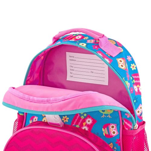  Stephen Joseph Girls Mini Owl Print Backpack and Zipper Pull