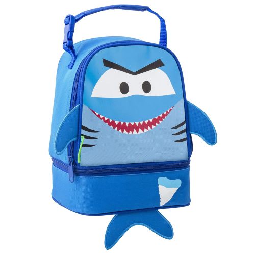  Stephen Joseph Boys Quilted Shark Backpack and Lunch Pal for Kids