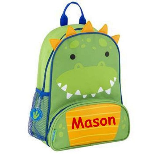  Stephen Joseph Personalized Sidekick Dino Dinosaur NEW STYLE Backpack With Name