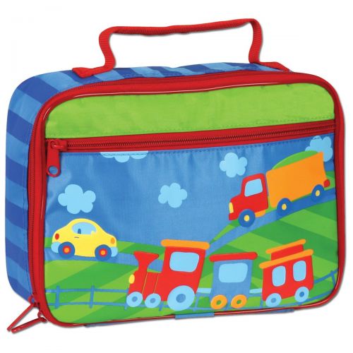  Stephen Joseph Boys Quilted Train Backpack and Lunch Box for Kids