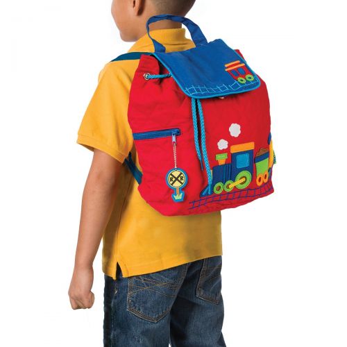  Stephen Joseph Boys Quilted Train Backpack and Lunch Box for Kids