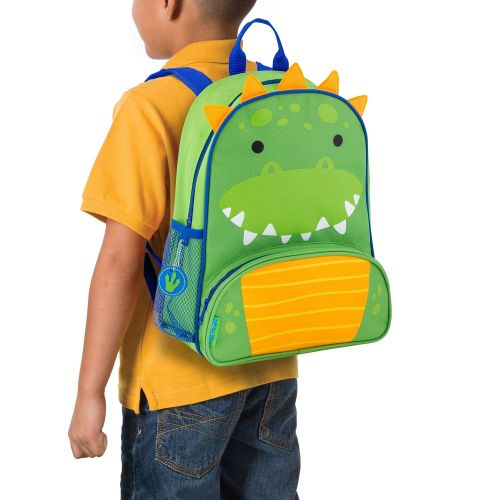  Stephen Joseph Boys Sidekick Dinosaur Backpack with Zipper Pull