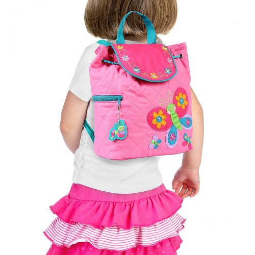  Personalized Stephen Joseph Butterfly Quilted Backpack with Embroidered Name