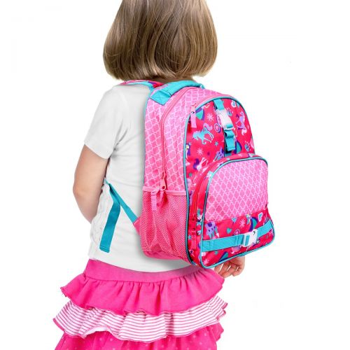  Stephen Joseph Girls Princess Backpack and Lunch Box with Unicorn Zipper Pull