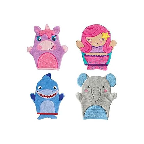  Stephen Joseph Kids Bath Mitts, Shark