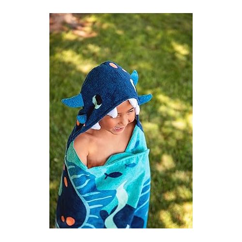  Stephen Joseph girls HOODED TOWEL, Mermaid, 46 X24 US