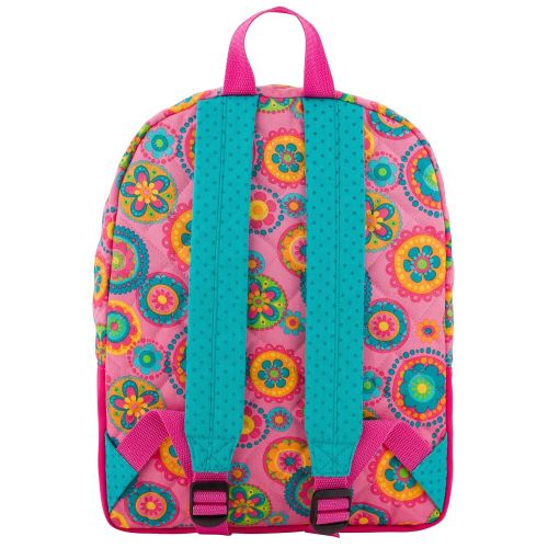  Stephen Joseph Quilted Owl Backpack Book Bag and Lunch Box with Activity Pad