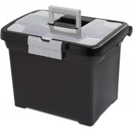 STERILITE Sterilite Portable File Box with Handle and Clear Lid (12 Pack) | 18719004