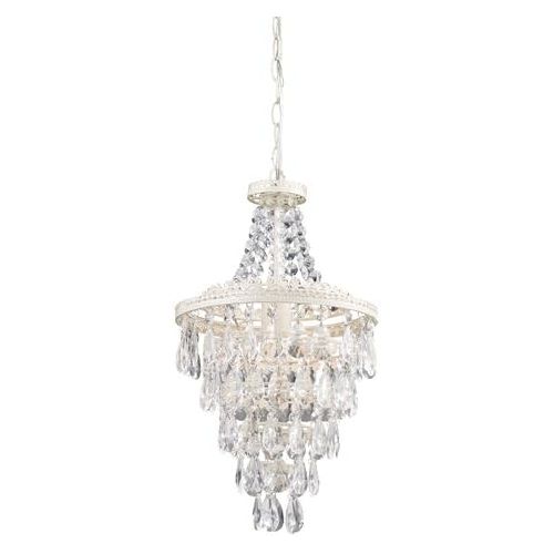  Sterling 122-002 Clear Crystal Hanging Pendant Lamp