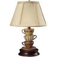 Sterling 93-10013 Composite Stacked Tea Cups Accent Table Lamp, 8 by 13-Inch