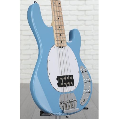  Sterling By Music Man StingRay RAY4 Bass Guitar - Chopper Blue
