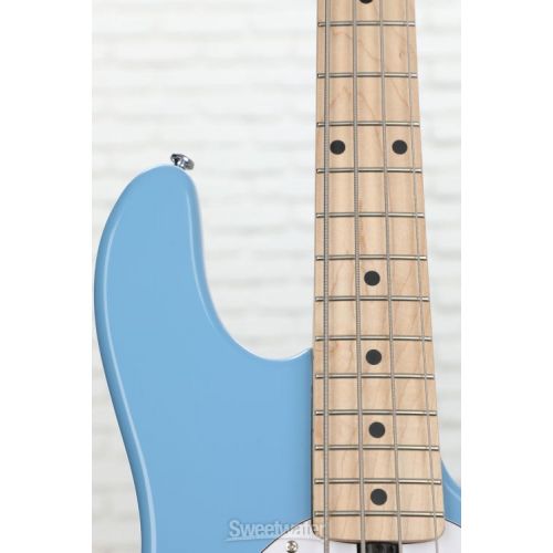  Sterling By Music Man StingRay RAY4 Bass Guitar - Chopper Blue