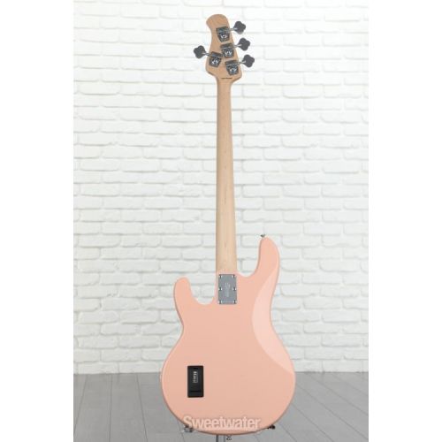  Sterling By Music Man StingRay RAY4 Bass Guitar - Pueblo Pink