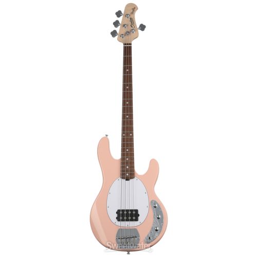  Sterling By Music Man StingRay RAY4 Bass Guitar - Pueblo Pink