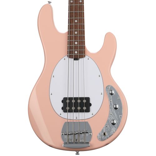  Sterling By Music Man StingRay RAY4 Bass Guitar - Pueblo Pink