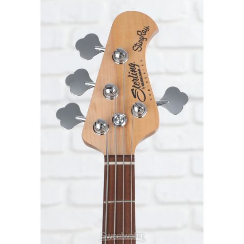  Sterling By Music Man StingRay RAY4 Bass Guitar - Walnut Satin