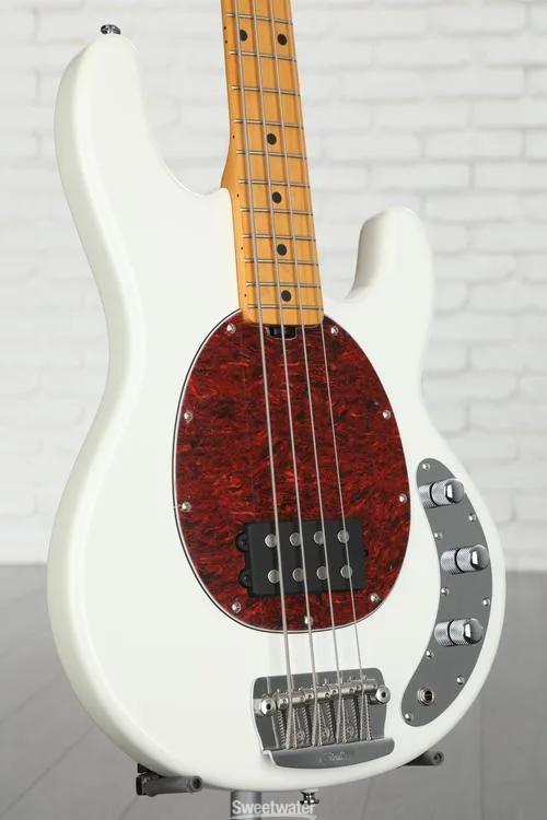  Sterling By Music Man StingRay Classic RAY24CA Bass Guitar - Olympic White