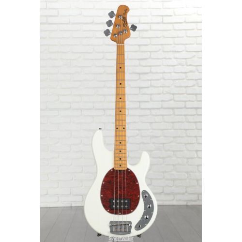  Sterling By Music Man StingRay Classic RAY24CA Bass Guitar - Olympic White