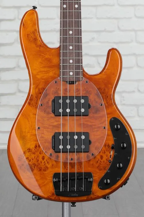 Sterling By Music Man StingRay RAY34HHPB Bass Guitar - Amber