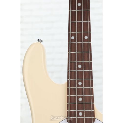  Sterling By Music Man StingRay RAY4 Bass Guitar - Vintage Cream