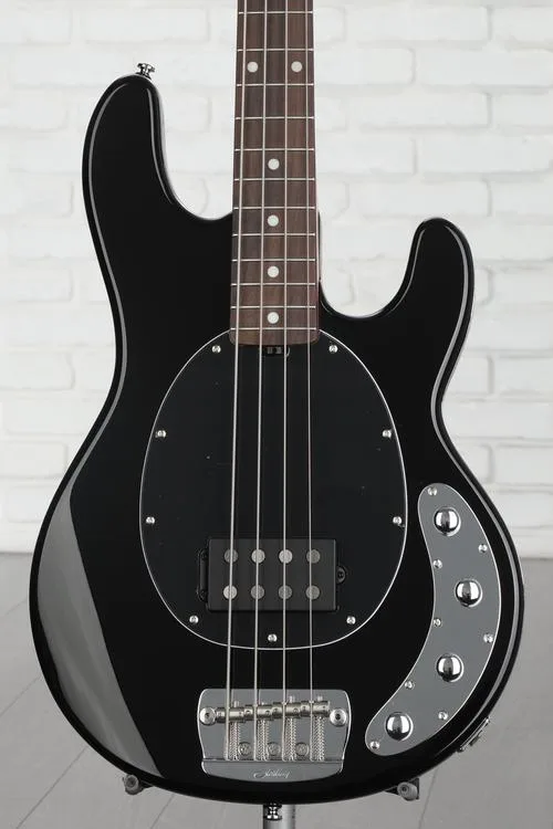 Sterling By Music Man StingRay RAY34 Bass Guitar - Black with Bag