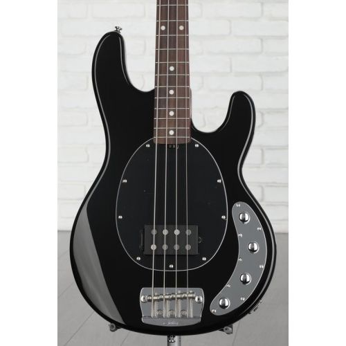  Sterling By Music Man StingRay RAY34 Bass Guitar - Black with Bag