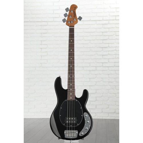  Sterling By Music Man StingRay RAY34 Bass Guitar - Black with Bag