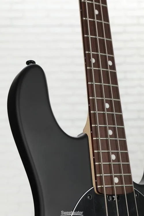  Sterling By Music Man StingRay RAY4HH Bass Guitar - Stealth Black