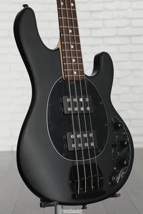  Sterling By Music Man StingRay RAY4HH Bass Guitar - Stealth Black