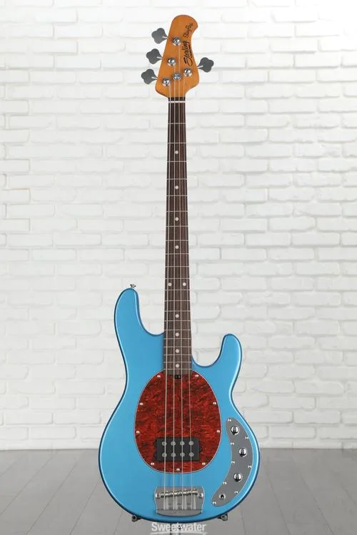  Sterling By Music Man StingRay Classic RAY24CA Bass Guitar - Toluca Lake Blue