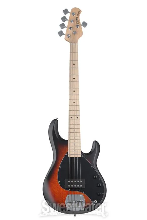  Sterling By Music Man StingRay RAY5 5-string Dent and Scratch Bass Guitar - Vintage Sunburst