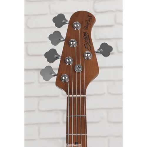 Sterling By Music Man StingRay RAY35HH Bass Guitar - Daphne Blue