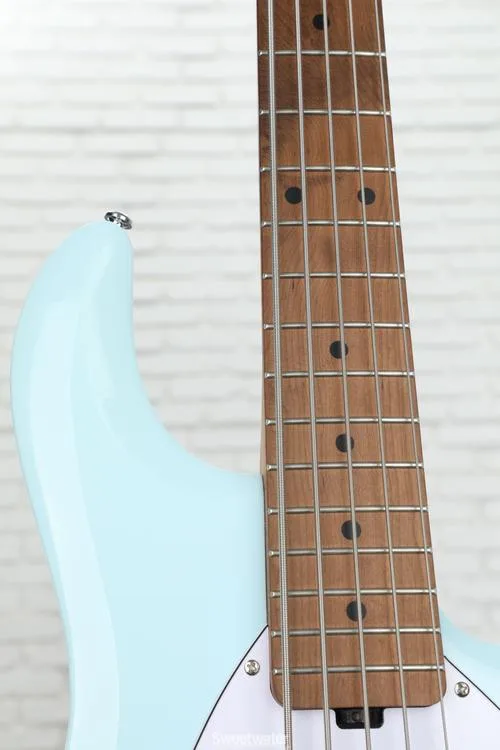  Sterling By Music Man StingRay RAY35HH Bass Guitar - Daphne Blue Demo