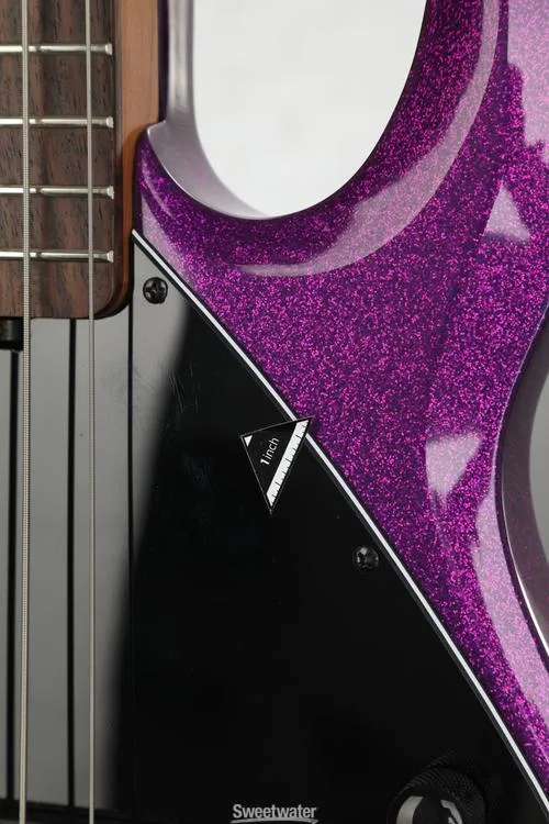  Sterling By Music Man StingRay RAY35 5-string Bass Guitar - Purple Sparkle Used