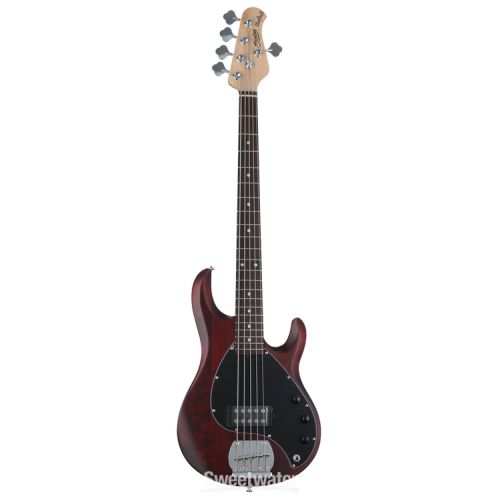  Sterling By Music Man StingRay RAY5 Bass Guitar - Walnut Satin