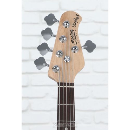  Sterling By Music Man StingRay RAY5 Bass Guitar - Walnut Satin