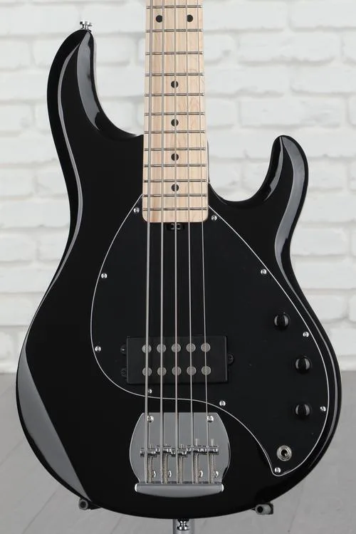 Sterling By Music Man StingRay RAY5 Bass Guitar - Black Demo