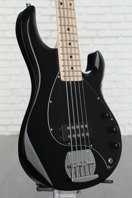  Sterling By Music Man StingRay RAY5 Bass Guitar - Black Demo