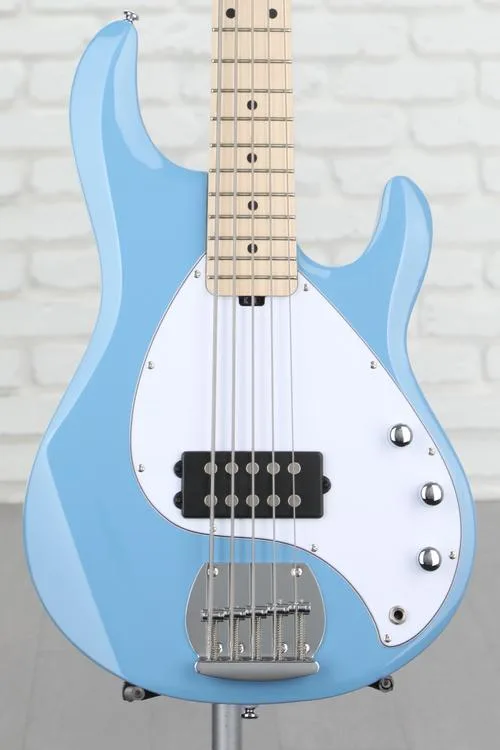 Sterling By Music Man StingRay RAY5 Bass Guitar - Chopper Blue Demo