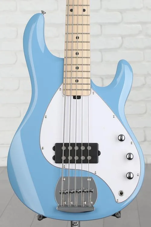 Sterling By Music Man StingRay RAY5 Bass Guitar - Chopper Blue