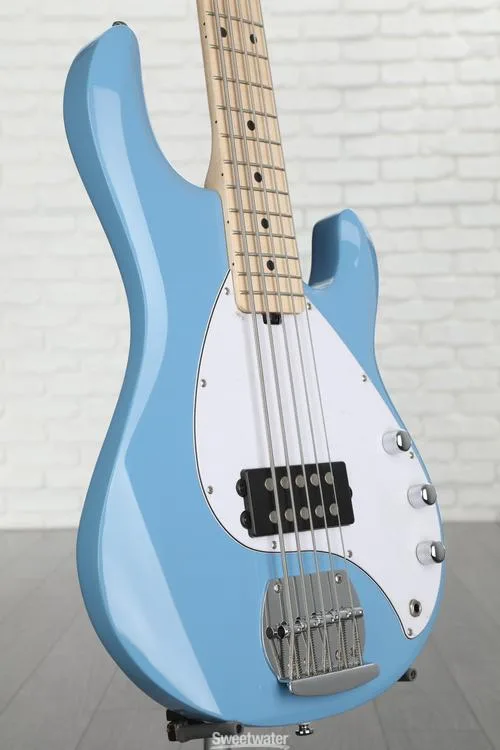  Sterling By Music Man StingRay RAY5 Bass Guitar - Chopper Blue