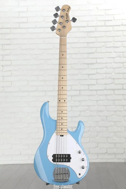  Sterling By Music Man StingRay RAY5 Bass Guitar - Chopper Blue