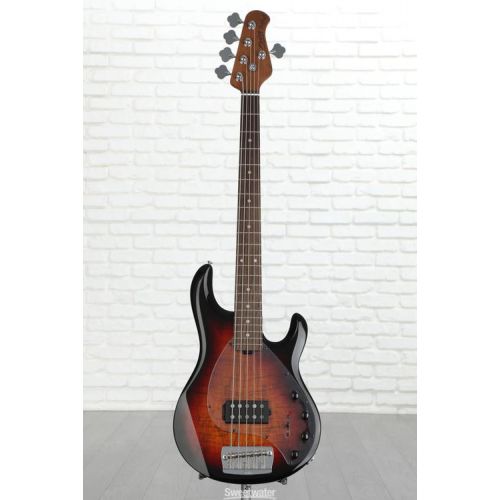  Sterling By Music Man StingRay RAY35 Bass Guitar - 3-tone Sunburst