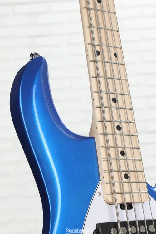  Sterling By Music Man StingRay RAY5HH Bass Guitar - Cobra Blue