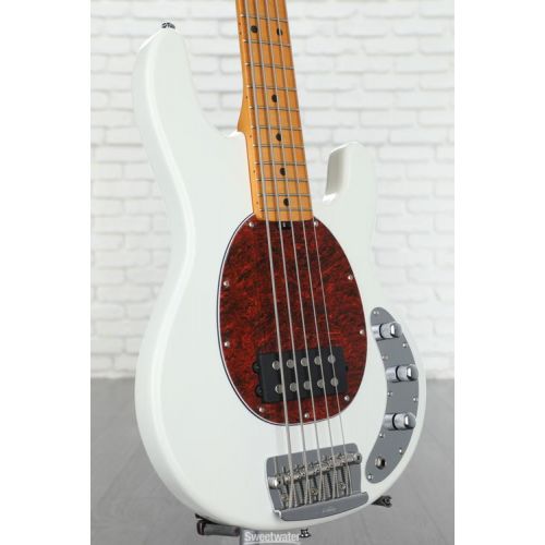  Sterling By Music Man StingRay Classic RAY25CA Bass Guitar - Olympic White