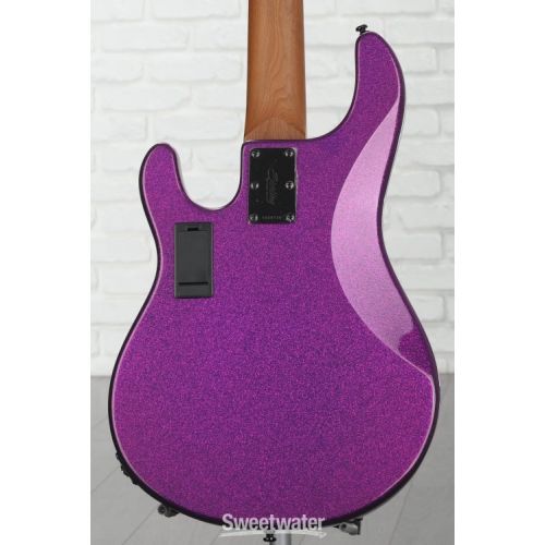  Sterling By Music Man StingRay RAY35 5-string Bass Guitar - Purple Sparkle