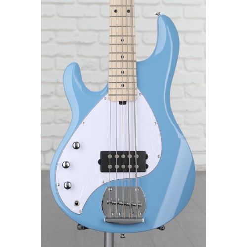  Sterling By Music Man StingRay RAY5 Bass Guitar Left-handed - Chopper Blue Demo