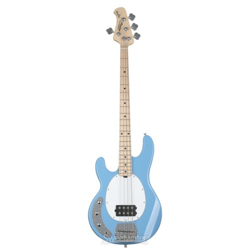  Sterling By Music Man StingRay RAY4 Bass Guitar Left-handed - Chopper Blue