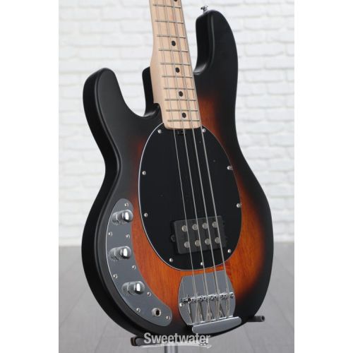  Sterling By Music Man StingRay RAY4LH Bass Guitar Left-handed - Vintage Sunburst